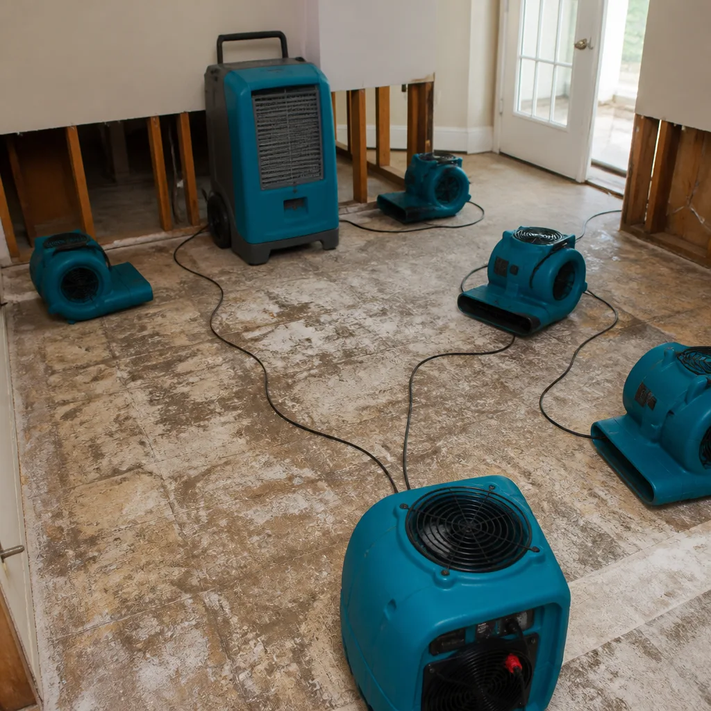 Water damage drying